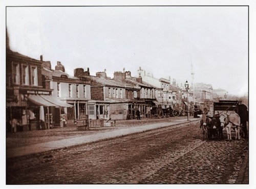 Image of Lord Street circa 1860 courtesy of Sefton Archives