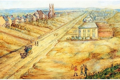 Image of Lord Street circa 1830 courtesy of Sefton Archives